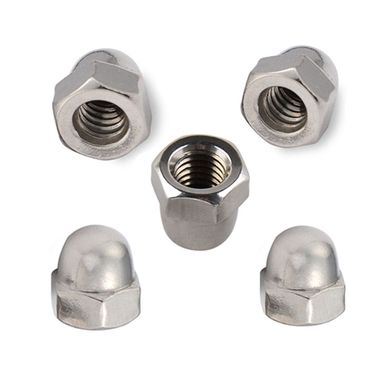 304 316 স্টেইনলেস স্টিল DIN 1587 M6 F594 DIN1587 Acorn Hex Domed Cap Nut