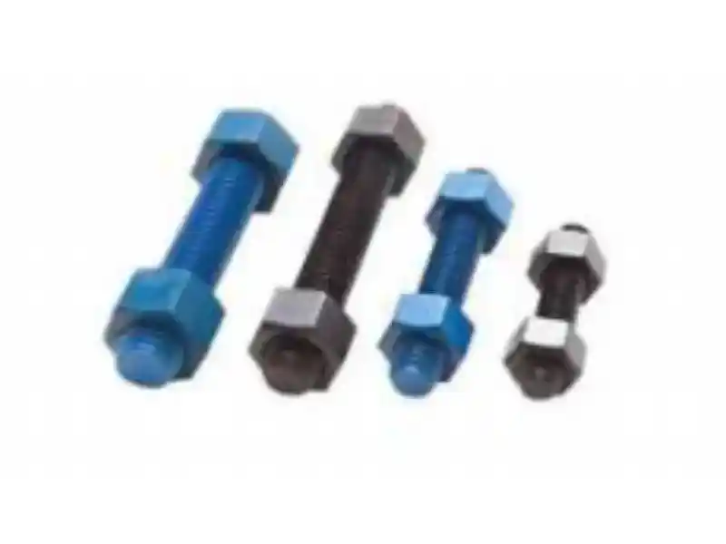 হেক্স বাদামের সাথে PTFE প্রলিপ্ত স্টুড বোল্ট