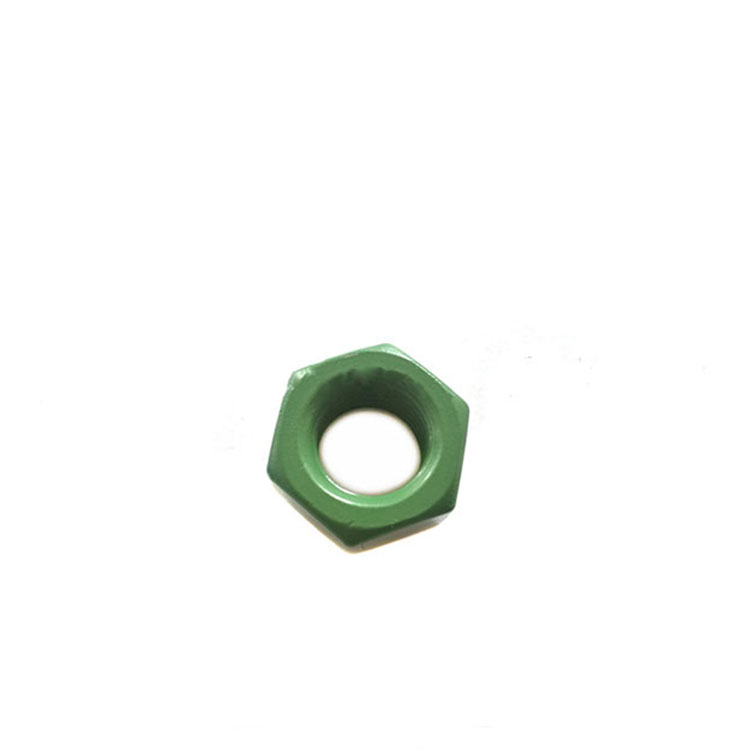 Teflon PTFE প্রলিপ্ত Xylan 1070 Green DIN934 স্টেইনলেস স্টীল হেক্স নাট